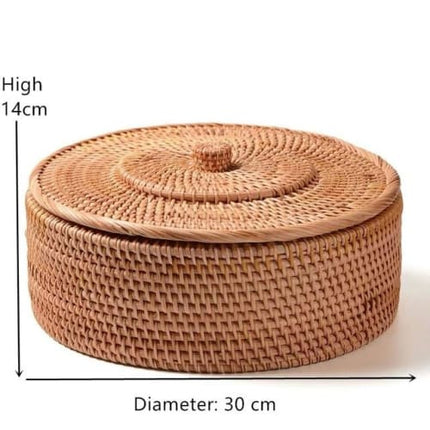 Panier En Rotin Cuisine L 30 Cm X H 14 Panier Osier