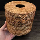Boite Rotin Tressé Panier Osier