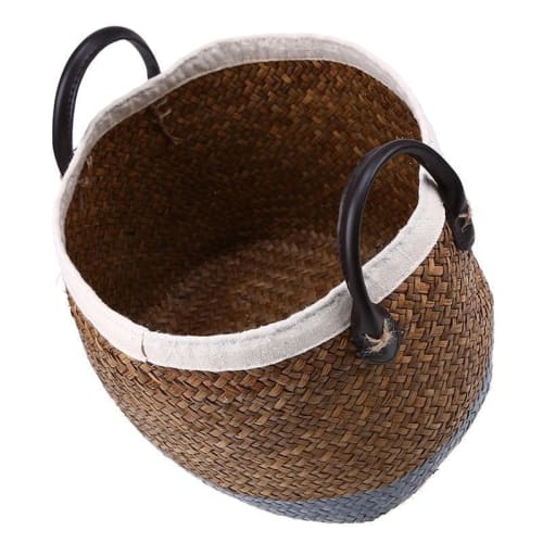 Panier De Rangement En Osier Gris 30X29 Cm Rangement Osier