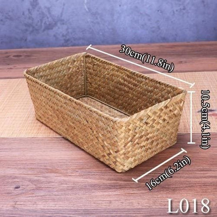 Panier De Rangement En Paille Personnalisable 30Cm Osier