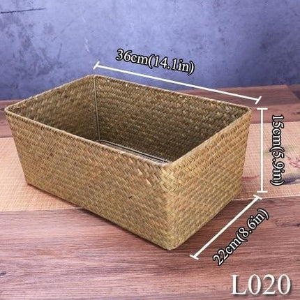 Panier De Rangement En Paille Personnalisable 36Cm Osier