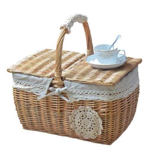 Panier Rectangulaire Osier Panier Osier