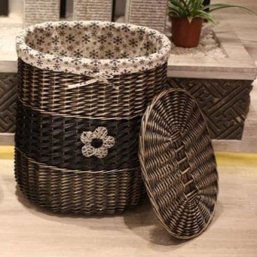 Panier En Rotin Pour Rangement Grand