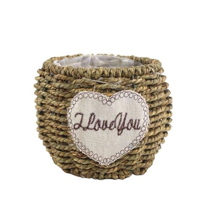 Panier En Osier Pour Mariage Rond