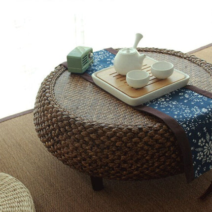 Petite Table Ronde En Rotin Tables Basses