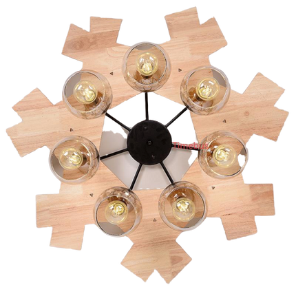Plafonnier Bambou Forestier Luminaire