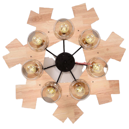 Plafonnier Bambou Forestier Luminaire