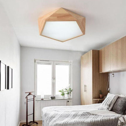Plafonnier Bambou Moderne 42Cm Luminaire