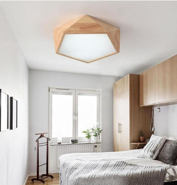 Plafonnier Bambou Moderne 42Cm Luminaire