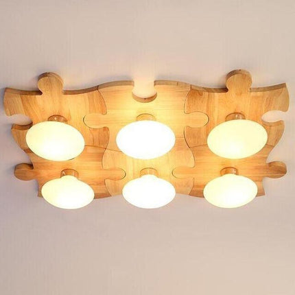 Plafonnier Bambou Puzzle Luminaire