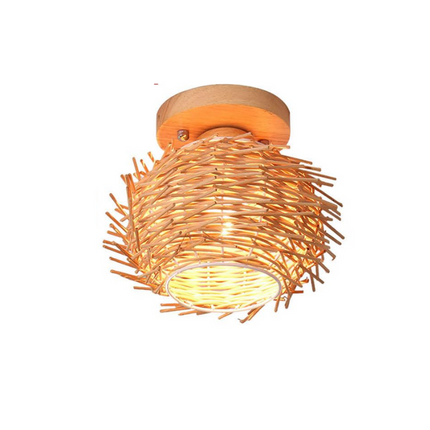 Plafonnier Rotin Cuisine