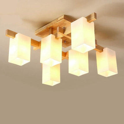 Plafonnier Bambou Spot Luminaire