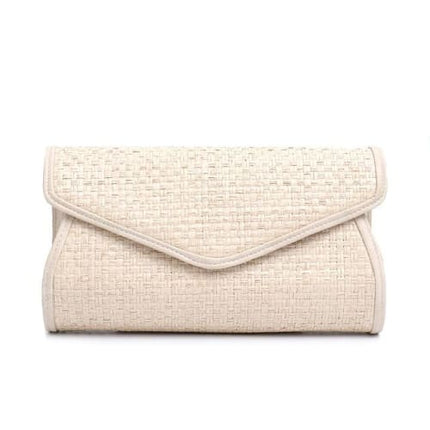 Pochette Osier Mariage Beige Sac En Osier