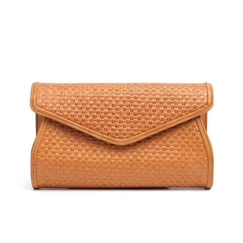 Pochette Osier Mariage Marron Sac En Osier
