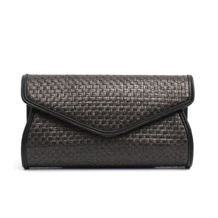 Pochette Osier Mariage Noir Sac En Osier