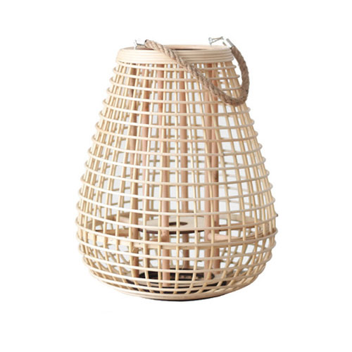 Porte Bougie Rotin Lampadaires