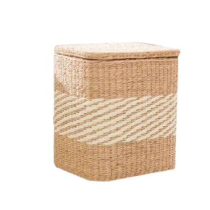 Pouf Coffre Osier