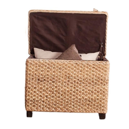 Pouf De Rangement En Osier