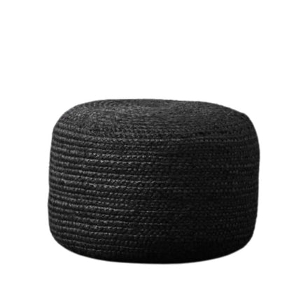 Pouf Rotin Noir