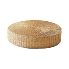 Pouf En Rotin Plat Poufs