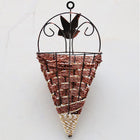 Cache-Pot Fleur Osier Marron Cache-Pot