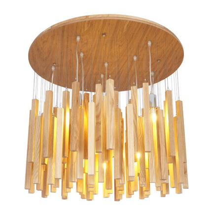 Lustre Bambou Salle De Bain 40Cm Luminaire