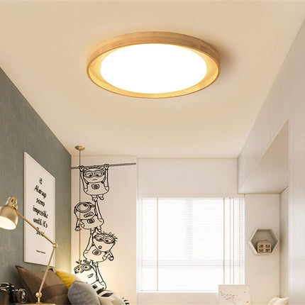 Plafonnier Bambou Rond 40Cm Luminaire