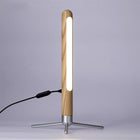 Lampe Bambou Design De Table 35Cm Bois Luminaire