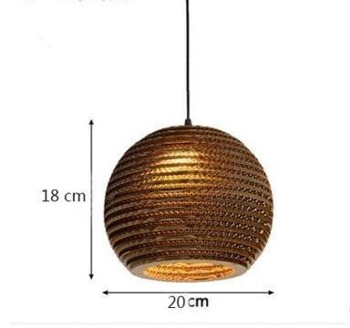 Suspension Bambou Bois Exotique Petit Luminaire