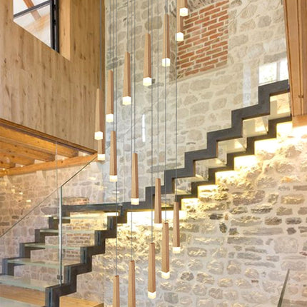 Lustre Bambou Couloir Luminaire