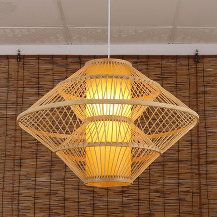 Suspension Bambou Bali 50Cm Sur 43Cm Luminaire