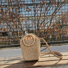 Sac Bambou Toile Brun