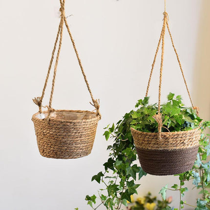 Cache-Pot Osier Suspendu Cache-Pot En