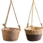 Cache-Pot Osier Suspendu Bicolore Cache-Pot En