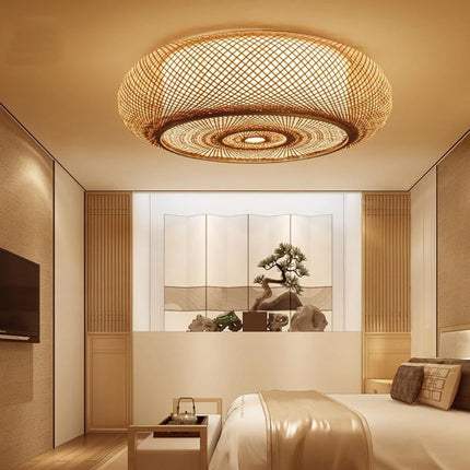 Plafonnier Bambou Design Luminaire