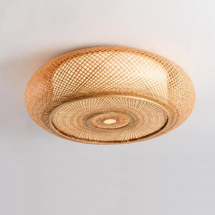 Plafonnier Bambou Design 40Cm Luminaire
