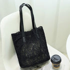 Sac Bambou Plage Noir