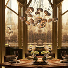 Lustre Bambou Méduses Luminaire