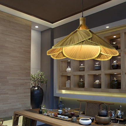 Suspension Bambou Asiatique Luminaire