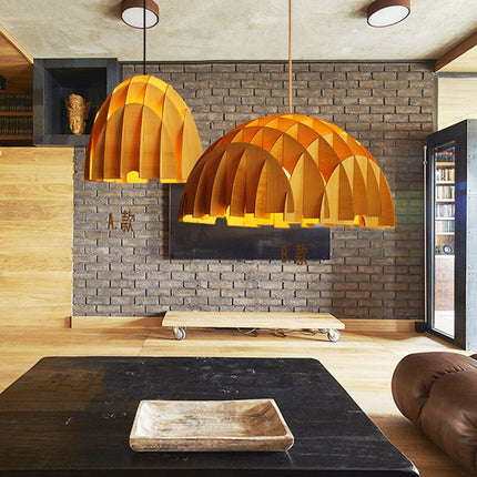 Suspension Bambou Dome Luminaire
