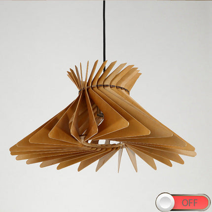 Suspension Bambou Lames Luminaire