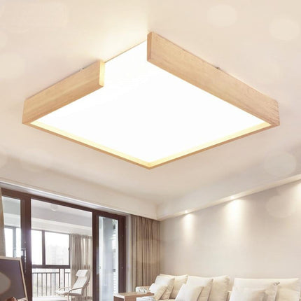 Plafonnier Bambou Scandinave 41Cm Luminaire