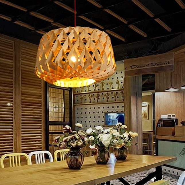 Suspension Bambou Vintage Luminaire