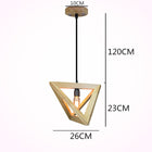 Suspension Bambou Angles Petit Luminaire