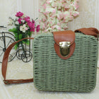 Sac Bambou Praliné Vert