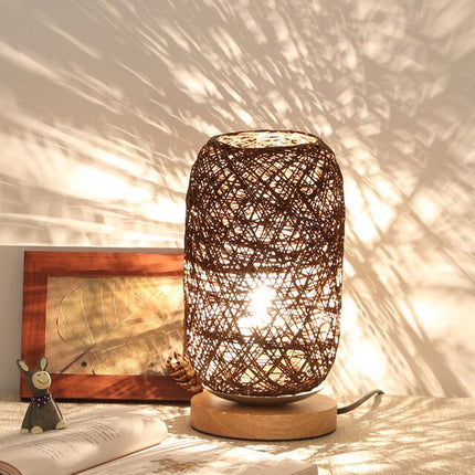 Lampe Bambou Noir Luminaire