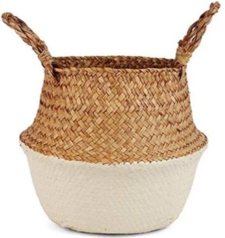 Panier Osier Rond Tendance Sable Rond Osier