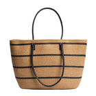 Sac De Plage Osier Et Tissus En