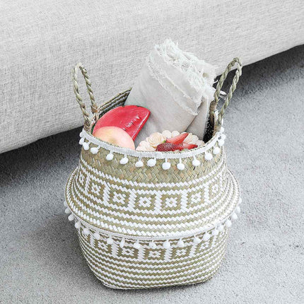 Panier Osier Rond Rangement Rond Osier