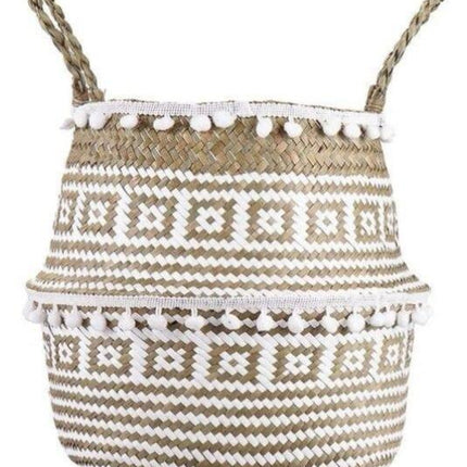 Panier Osier Rond Rangement Petit Rond Osier